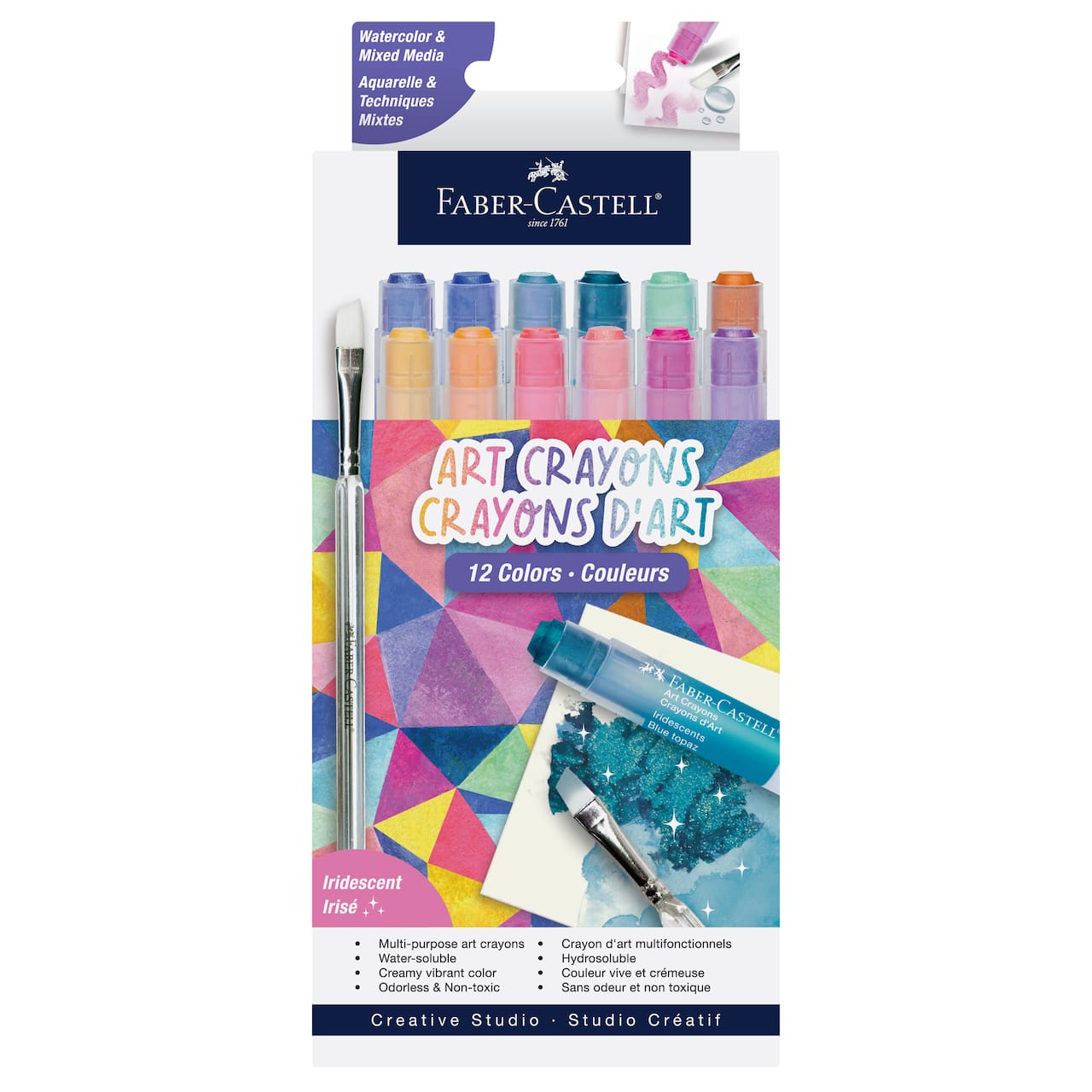 Faber-Castell® Watercolour & Mixed Media Art Crayon Set